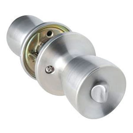 Home Plus Home Plus Satin Chrome Privacy Lockset 1-3/4 in. LA2112